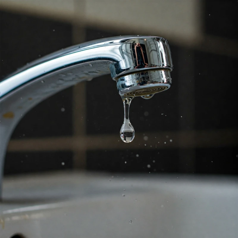 Dripping faucet